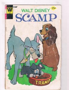 Walt Disney's Scamp #26 GD Whitman Gold Key Variant Comic Book 1975 DE1
