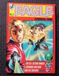 1985  EAGLE UK Annual FN+ 6.5 Hardcover - Dan Dare - Doomlord - Joe Soap