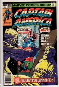 Captain America #245 Newsstand Edition (1980) 6.0 FN