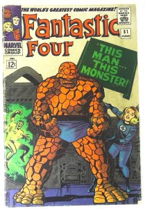 Fantastic Four (1961 series)  #51, VG+ (Actual scan)