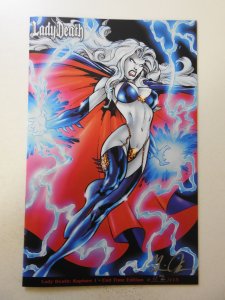 Lady Death: Rapture #1 End Time Edition VF/NM Condition! Signed W/ COA!