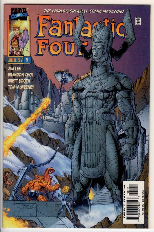 Fantastic Four #9 Direct Edition (1997) 9.0 VF/NM