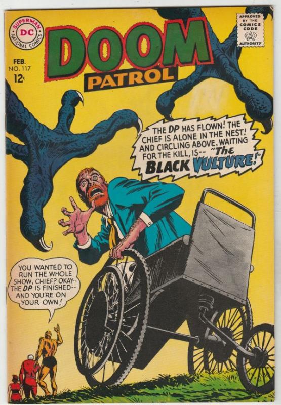 Doom Patrol #117 (Feb-68) VF/NM High-Grade The Chief, Negative Man, Elasti-Wo...