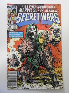 Marvel Super Heroes Secret Wars #10 (1985) VG/FN Condition moisture stain