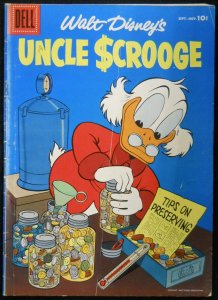 UNCLE SCROOGE #'s 14 & 15 WALT DISNEY DELL COMICS 1956 EARLY LOT