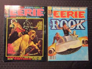 1976 EERIE Warren Horror Magazine #72 99 FN/FN- LOT of 2