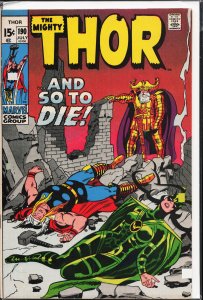 Thor #190 (1971) Thor