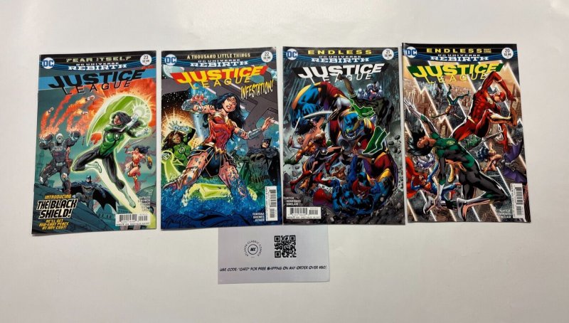 4 Justice League DC Comics Books #20 21 22 23 DC Rebirth 39 JW13