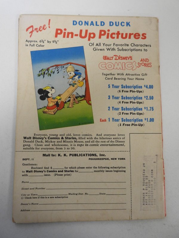 Walt Disney's Comics and Stories #86 (1947) GD/VG Condition see desc