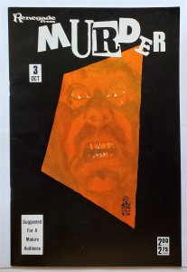 Murder #3 (Oct 1986, Renegade) 5.0 VG/FN
