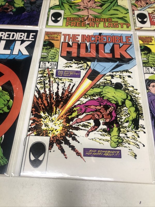 The Incredible Hulk (1986) Set Issue # 314-319 • Marvel Comics • Bruce Baner •