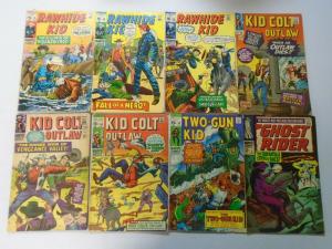 Silver + Bronze Age Marvel Western Comic Lot, 52 Different, Average 4.0