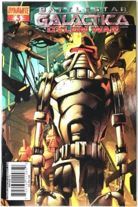 BATTLESTAR GALACTICA CYLON WAR Comic # 3 Cover A — 2009 Dynamite Entertainment