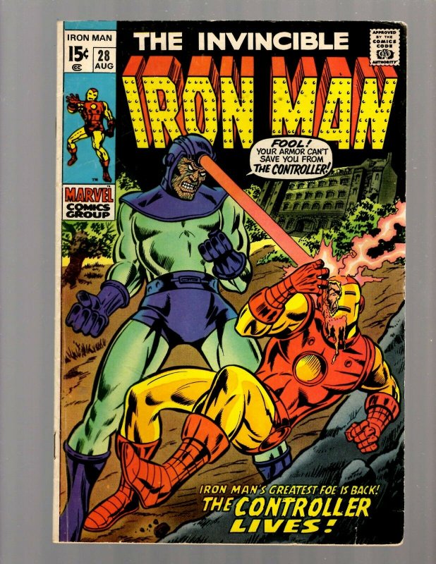 Invincible Iron Man # 28 FN Marvel Comic Book Avengers Hulk Thor Captain Ame JK7