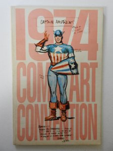 Comic Art Convention Program #1974 VF+ Condition!