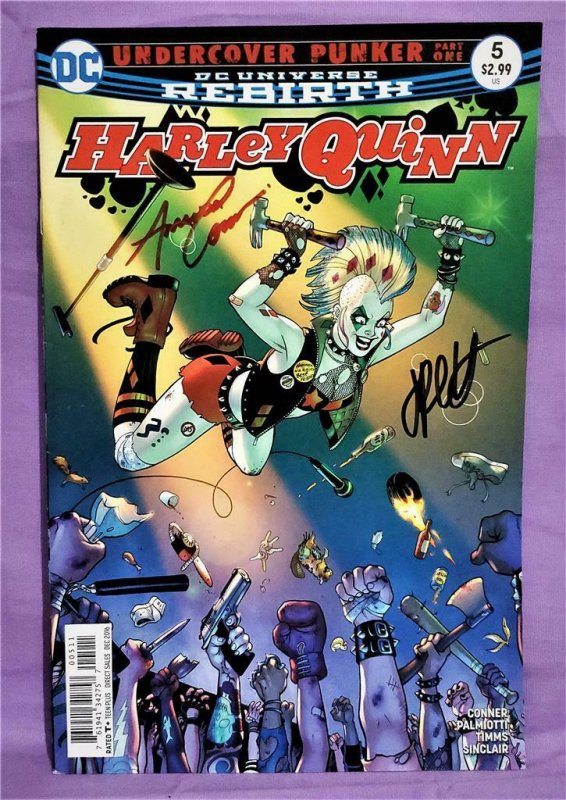 Amanda Conner DC Rebirth HARLEY QUINN #5 John Timms Signed (DC, 2016)!