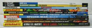 Wholesale lot of (10) TPBs - marvel/dc/more  spider-man blue - (value: $172.90)