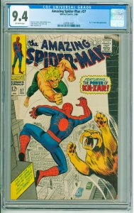 The Amazing Spider-Man #57 (1968) CGC 9.4!
