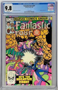 Fantastic Four 251 Marvel 1983 CGC 9.8 John Byrne Annihilus App Negative Zone