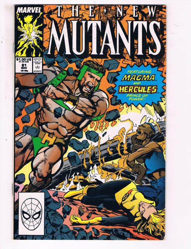 The New Mutants #81 VF Marvel Comics Comic Book X Men Nov 1989 DE24