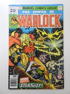 Warlock #14 Starthief! Starlin Art! Beautiful VF- Condition!