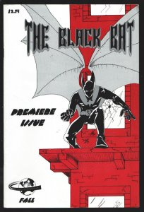 Black Bat #1 2001-1st issue-Origin story-Silver bat wings cover-DC took legal...