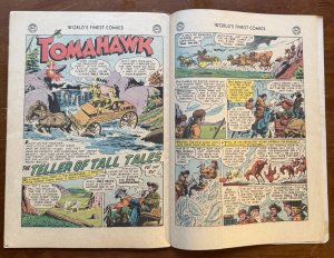 World's Finest Comics #91 (DC Comics 1957) [VG-] “The Three Super-Sleepers!”