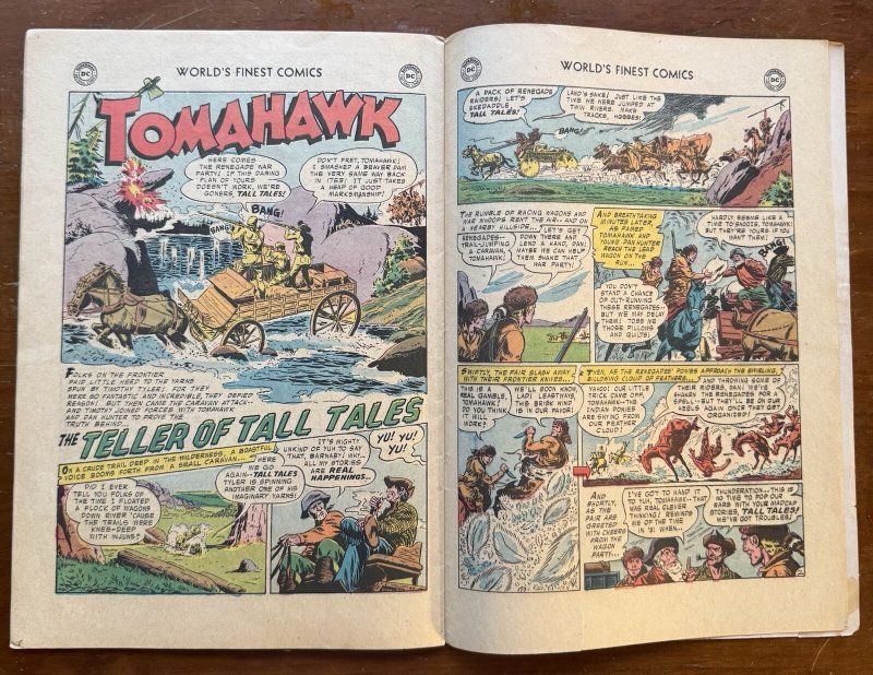 World's Finest Comics #91 (DC Comics 1957) [VG-] “The Three Super-Sleepers!”