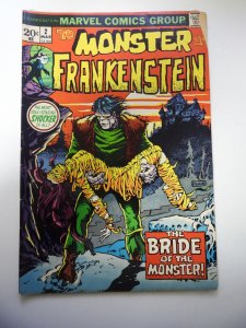 The Frankenstein Monster #2 (1973) VG+ Condition