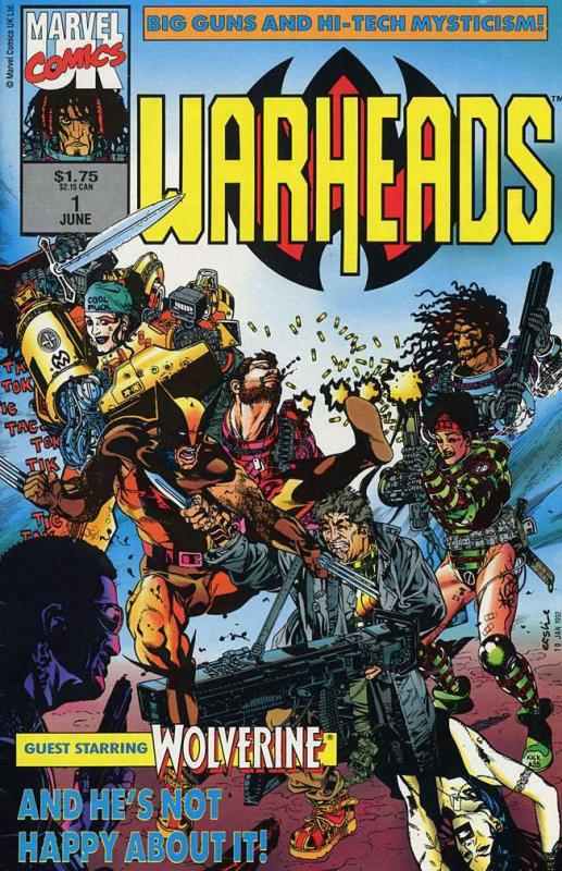 WARHEADS 1-2 MARVEL UK/ USA - Wolverine, Fury, SHIELD