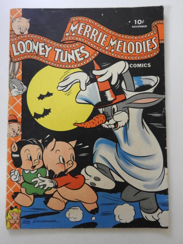 Looney Tunes and Merrie Melodies Comics #25 (1943) Awesome Cover! Solid VG Cond!