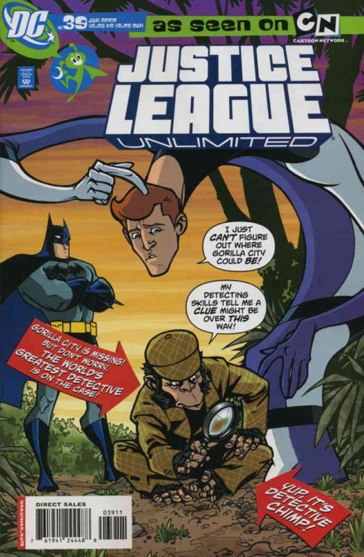Justice League Unlimited #39 VF ; DC | All Ages Detective Chimp Batman
