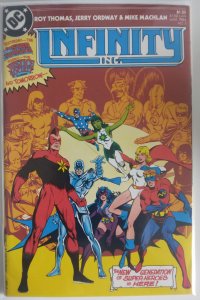 Infinity, Inc. #1 (1984) VG/FN JSA Huntress Ordway