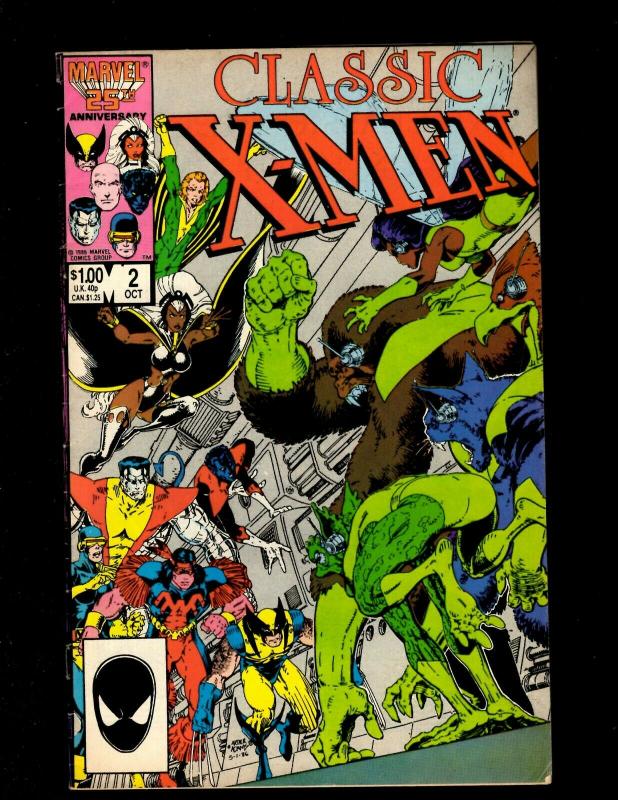 Lot of 12 Classic X-Men Marvel Comics #1 2 3 4 5 6 7 8 9 10 11 12 HY3