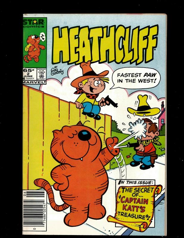 Lot Of 9 Comics Heathcliff # 2 3 4 5 7 8 9 10 Healthcliff's Funhouse # 10   WS2