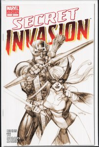 Secret Invasion #2 Third Print Cover (2008) Secret Invasion