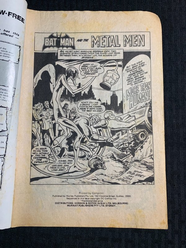 Vintage BUMPER BATCOMIC Planet Comics #12 GD 2.0 Batman & Metal Men