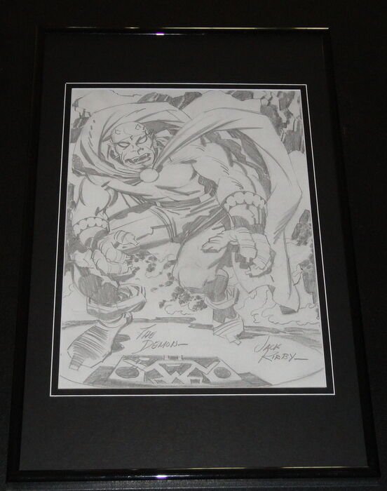 The Demon Framed 11x17 Photo Display Official Repro Jack Kirby