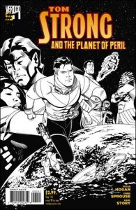 Tom Strong and the Planet of Peril #1A VF ; DC | 1:25 Variant B&W