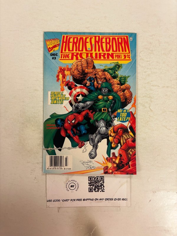 Heroes Reborn the Return #3 NM Marvel Comic Books Avengers Dr. Doom 9 HH113