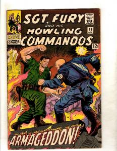 Sgt. Fury & His Howling Commandos # 29 FN/VF Marvel Comic Book Hitler Nazis FM5