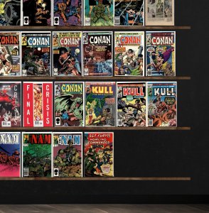 Huge Lot 150+ Comics with Conan The Barbarian, Thor, The &, Semper Fi & More!