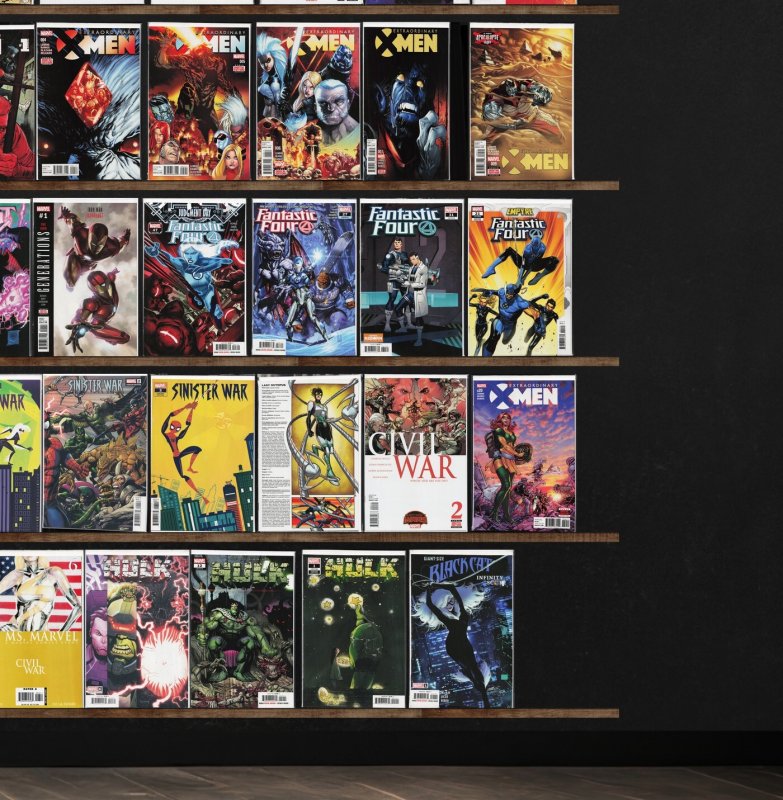 Huge Lot 170+ Comics with Old Man Logan, Extraordinary X-Men & More!