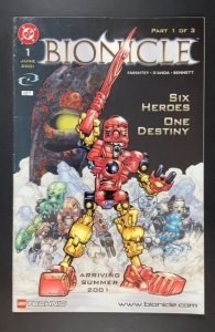 Bionicle #1  (2001) RARE 1ST PRINTING