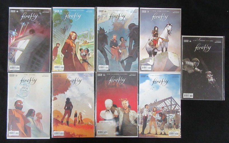 Firefly 28 29 30 31 32 33 34 35 36 Lot of 9 Comics Greg Pak Boom Studios 2021 NM