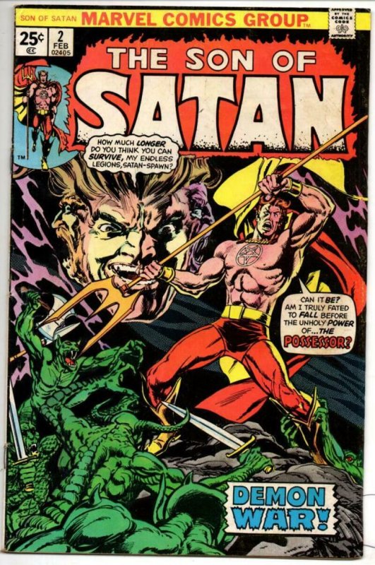 SON OF SATAN #2, VG, Demon, Possession, Hell 1976