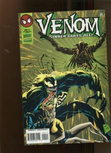 VENOM SINNER TAKES ALL #4 (NM-) SHALL YE REAP!! 1995