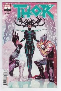 THOR (2018 MARVEL) #3 CVR A MIKE DEL MUNDO