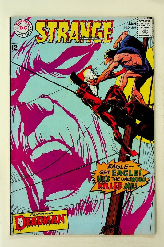 Strange Adventures #208 DC Comics Featuring Deadman Silver Age 1968