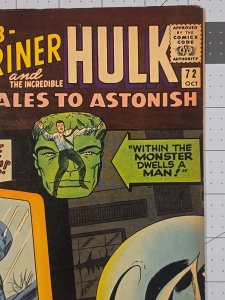 Tales to Astonish #72 (Marvel Comics October 1965)